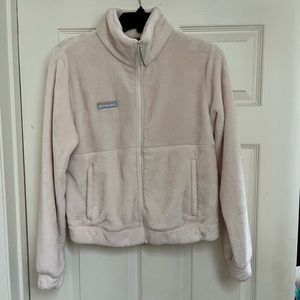 Women’s Cropped Columbia Fleece Michelob Ultra Jacket Size Small